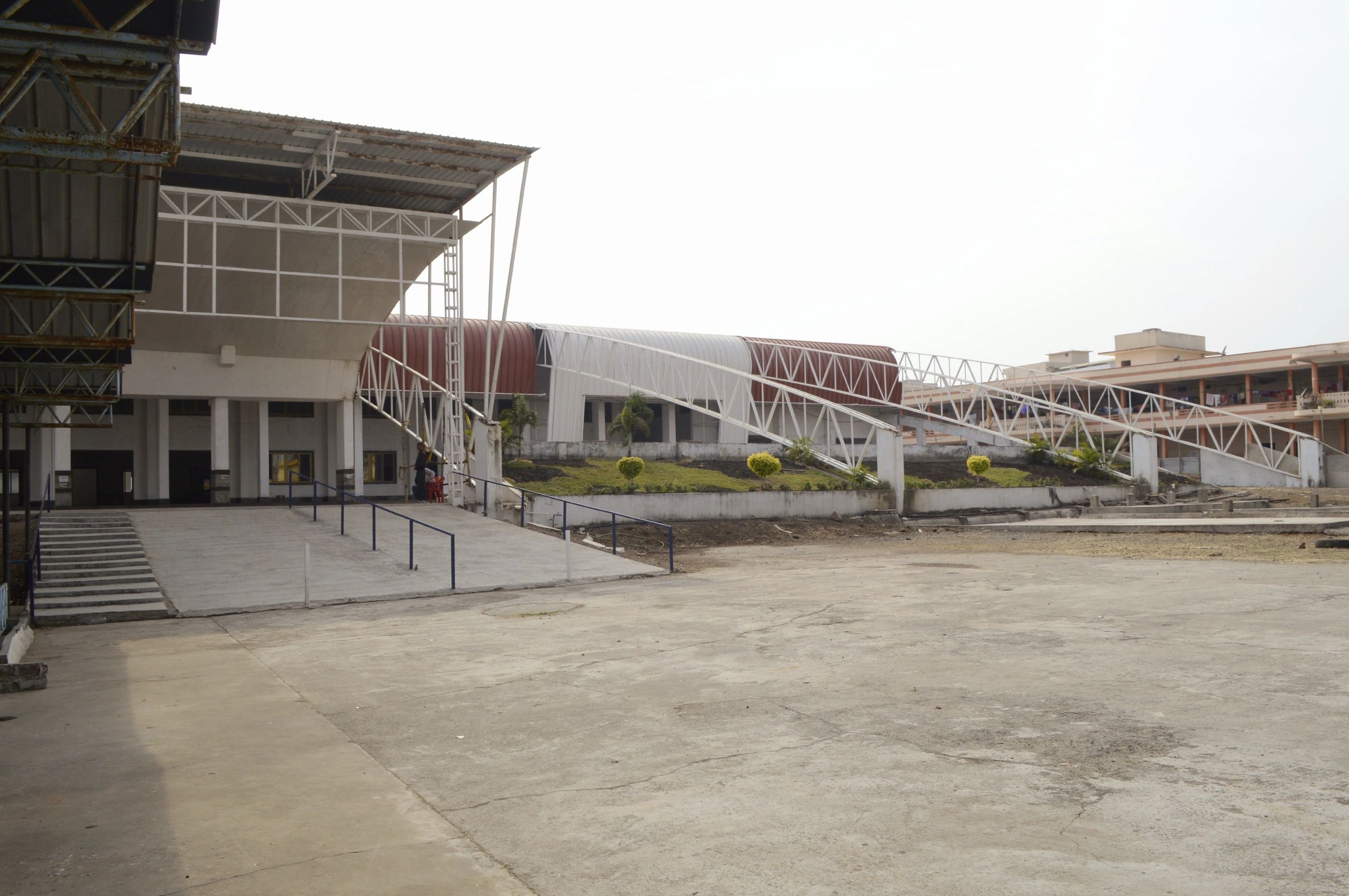 Industrial warehouse property representing commercial inventory and logistics spaces